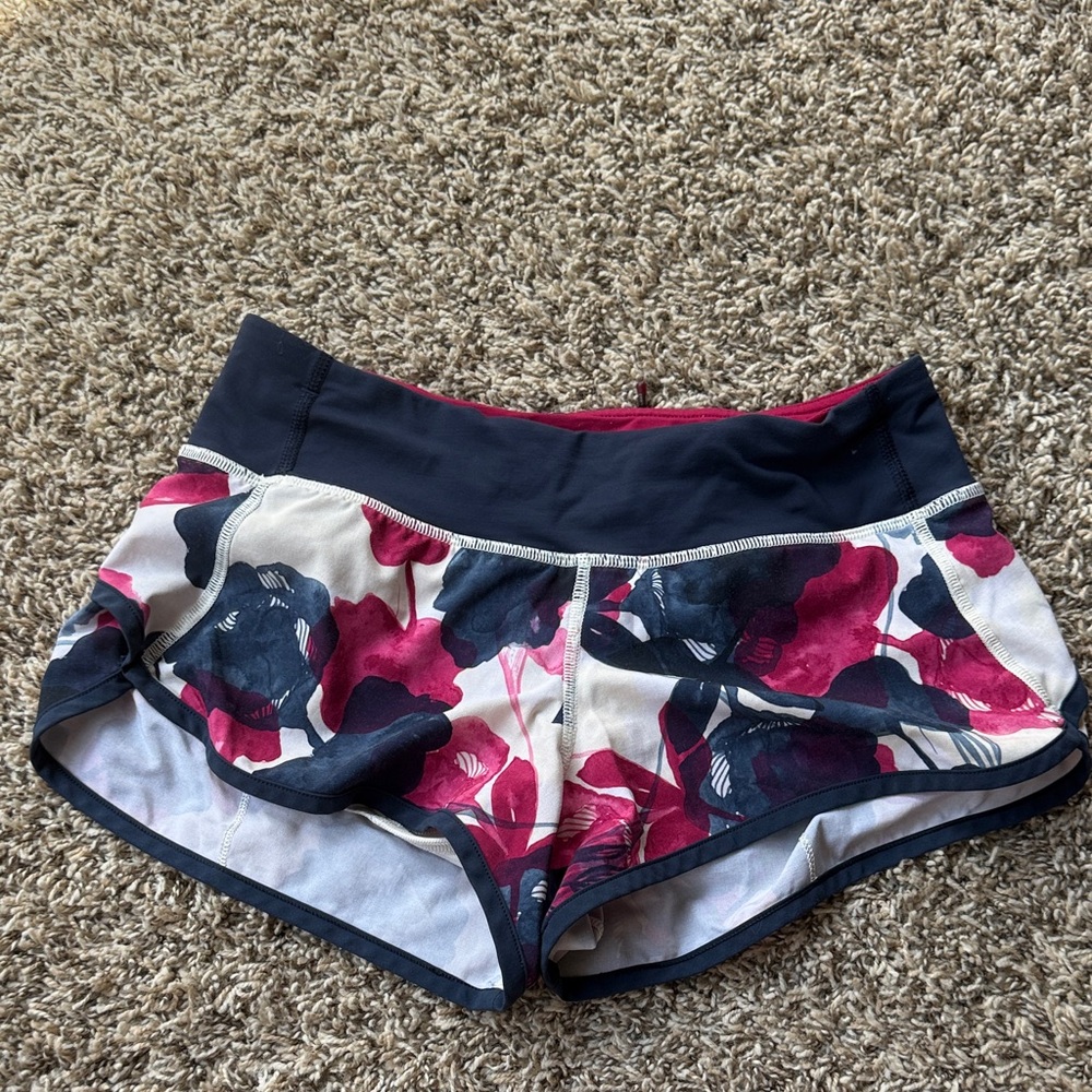Lululemon Floral Women's Shorts